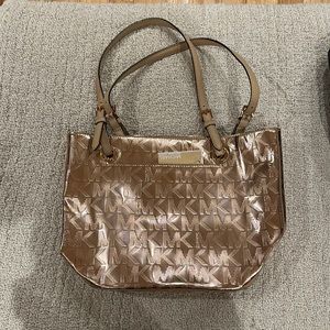Michael Kors Metallic Tote Bag